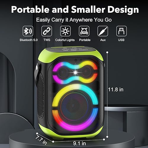 Miniatura 3 de Altavoces Bluetooth portátiles 80 W gran potente inalámbrico al aire libre fuerte estéreo sonido bajo profundo Boombox TWS altavoz de fiesta en casa