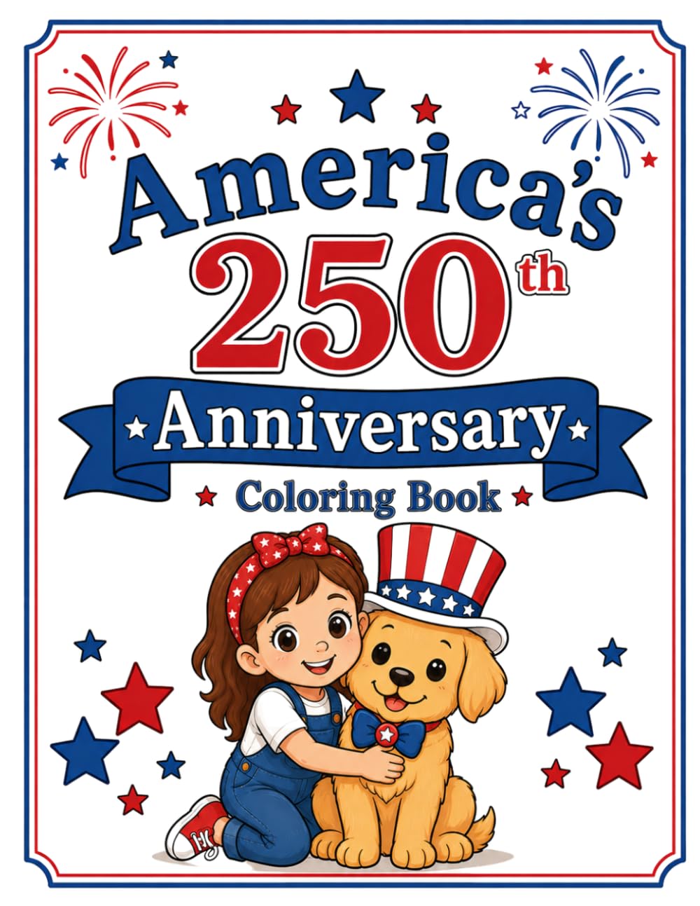 America's 250th Anniversary Coloring Book