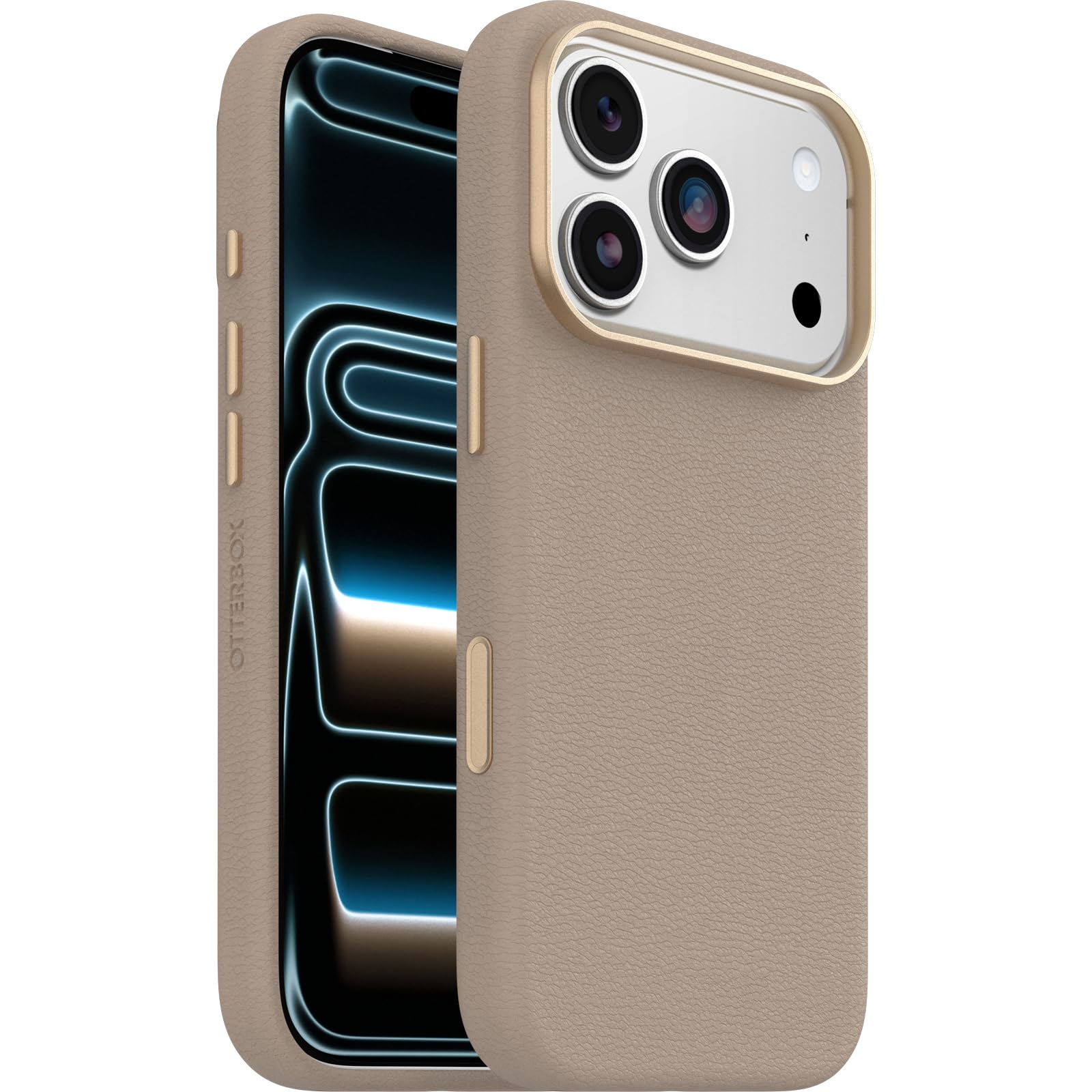 Coque fine iPhone 17 Pro Otterbox cuir de cactus antichoc MagSafe - 6
