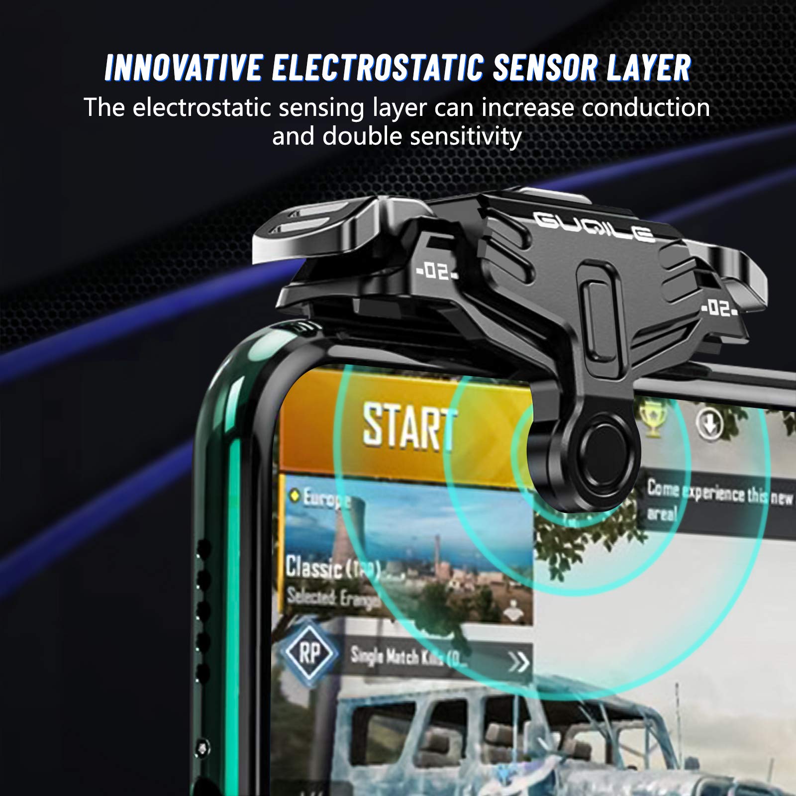 Newseego Trigger di Gioco Mobili PUBG, Controller Sensible per