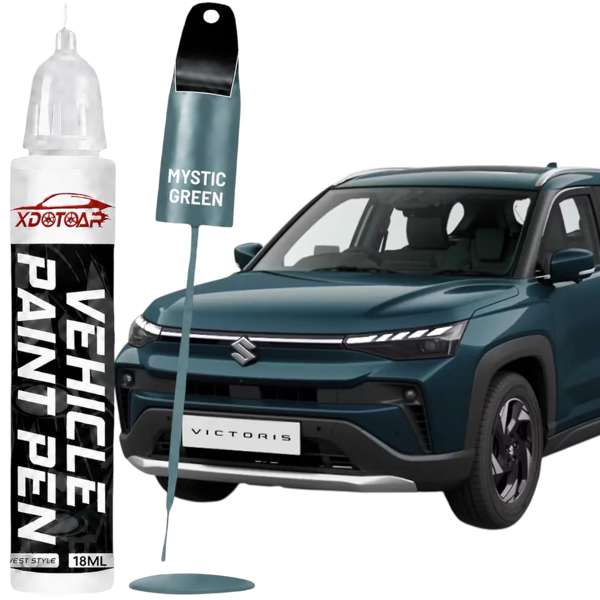 PETROLZ「Renaissance」 xdotoar Maruti Suzuki Victoris MYSTIC GREEN (ZNZ) Touch Up Paint