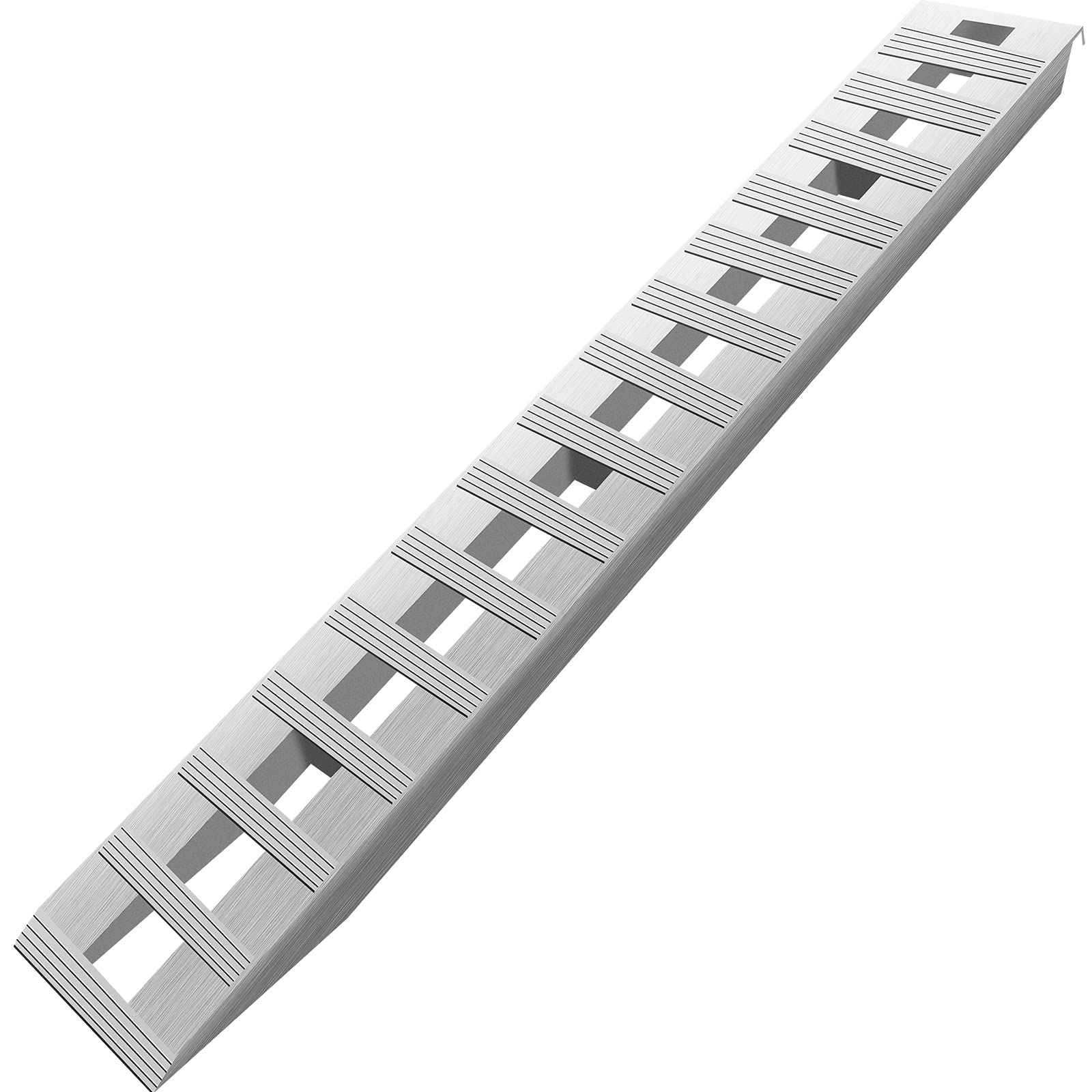 VEVOR Rampas de Aluminio de 84 x 14 Pulgadas con Capacidad de 6000 Libras rampas de Remolque para Camiones ATV, 1 par, 2 rampas