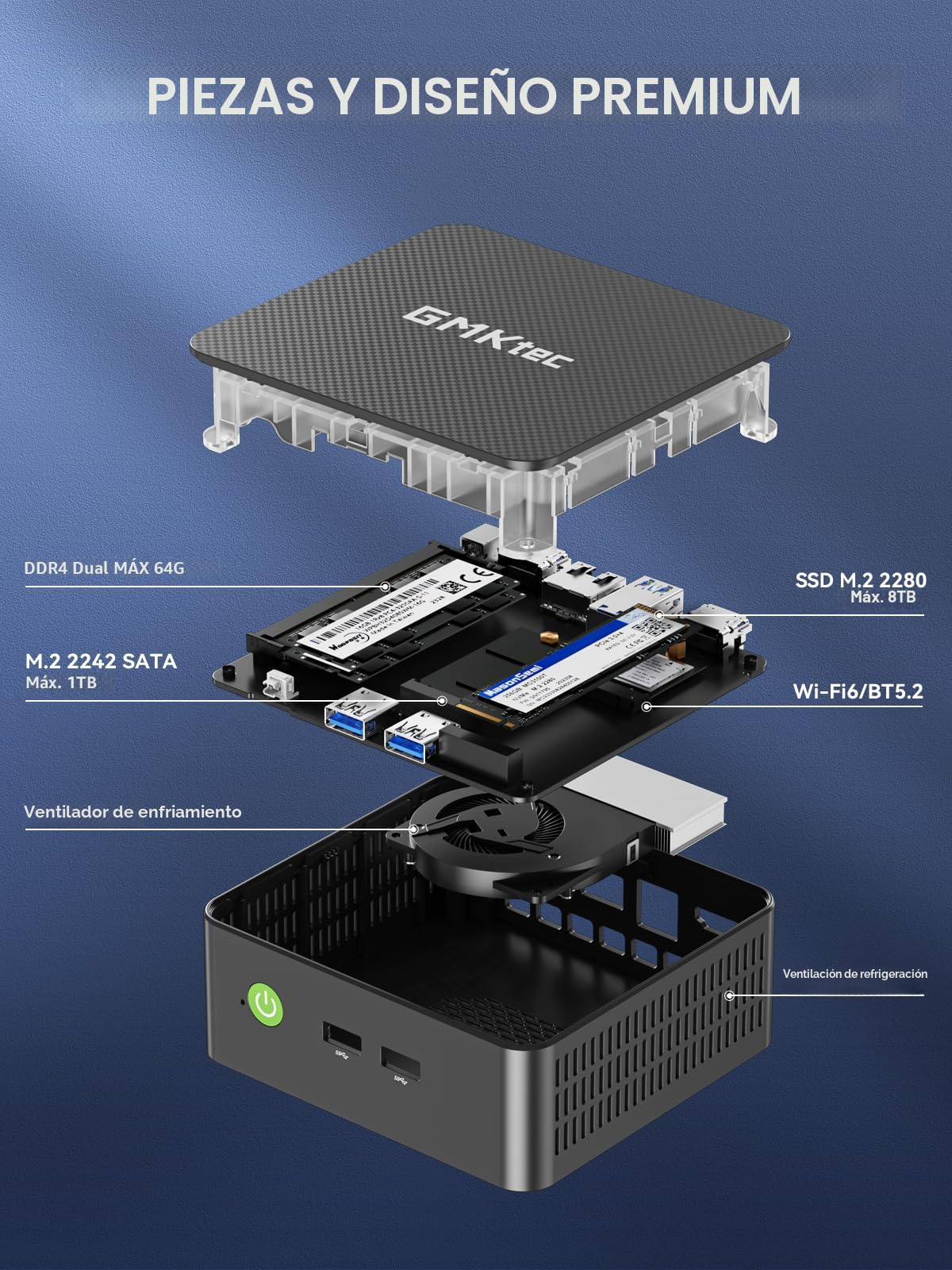 Amazon.com: GMKtec Mini PC, G3 PRO Intel Core i3-10110U (Beats