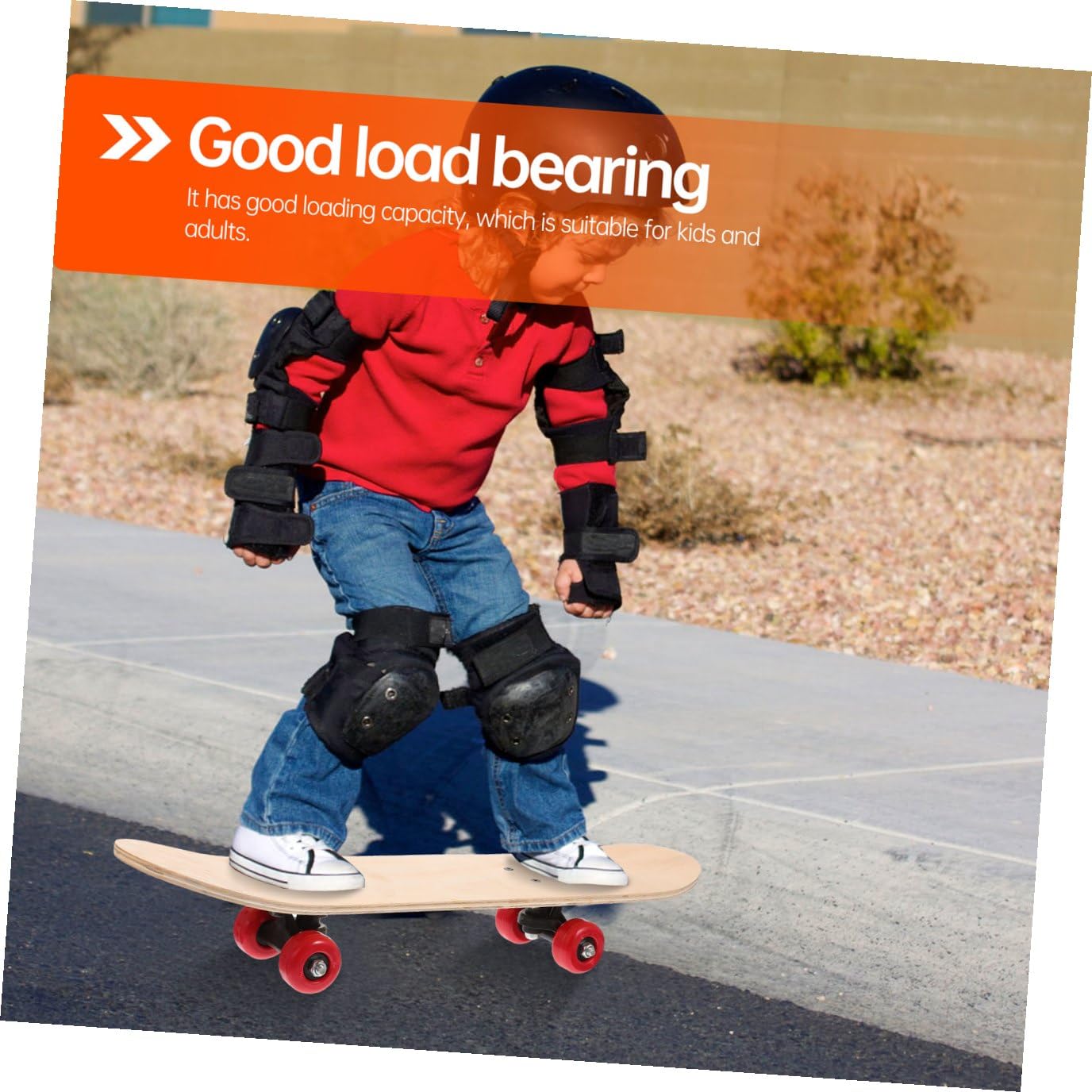 Hemobllo Planche de Skateboard Graffiti DIY en Bois Marron, Deck à Peindre | Format Garçon et Filles et Adulte, Design Vierge Facile à Colorer, Idée Présent de Noël