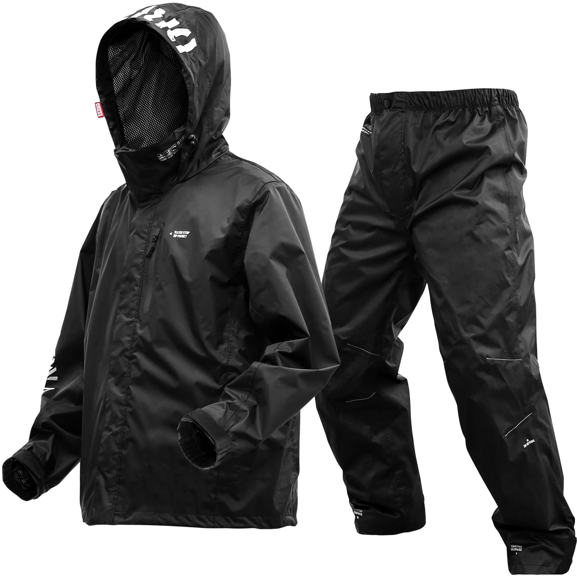 Amazon.co.jp: [ドレス] レインウェア AIRBORNE M 釣り レインスーツ