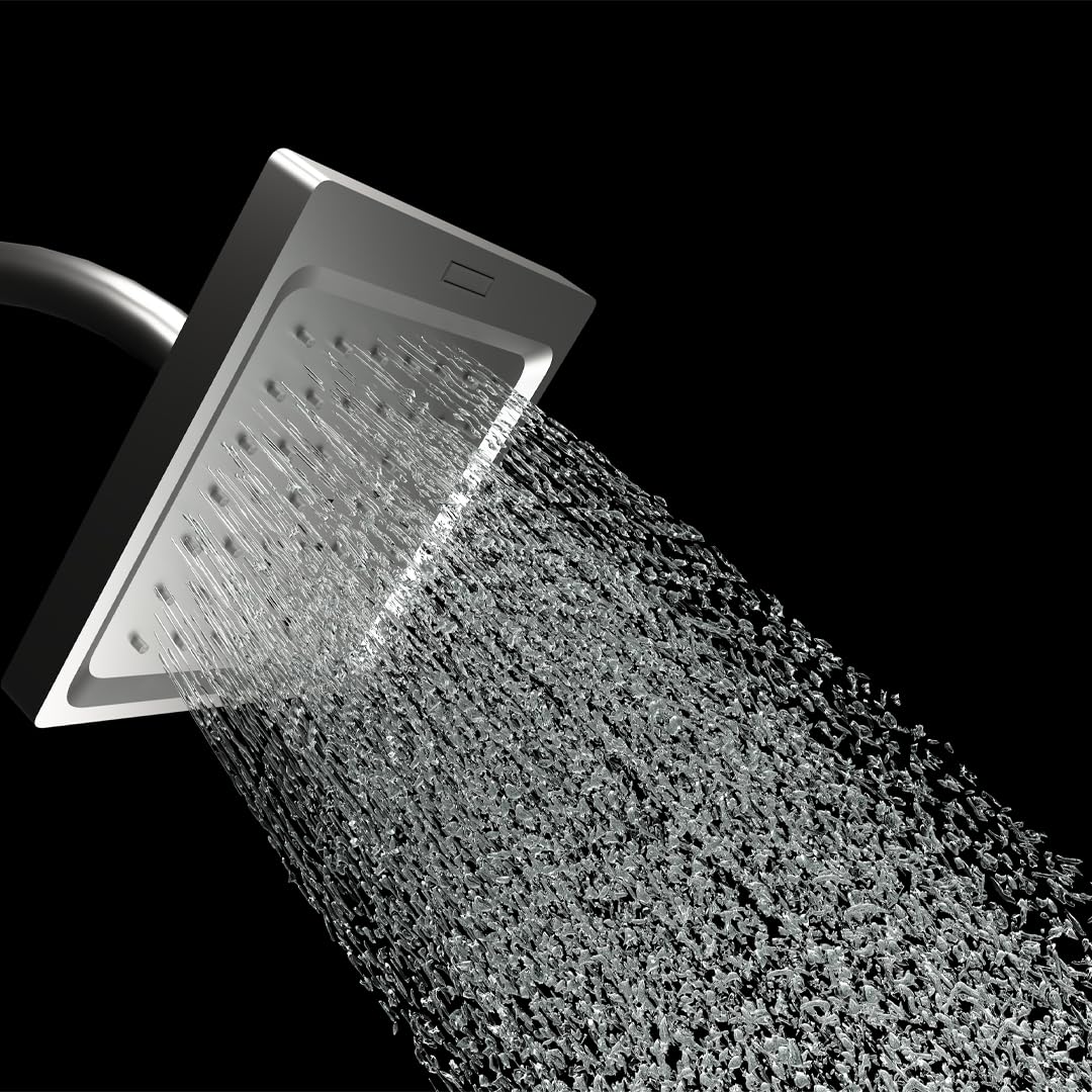 PESCA Bathroom Shower ELEGANT Shower Head For Bathroom And Slim Overhead Shower - Bathroom Rain Shower & Adjustable Head Shower For Bathroom (ABS Shower 5 * 5 without Rod, ABS) (B0CB714PDB) Amazon Price History, Amazon Price Tracker