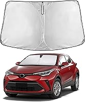 Vista 51 de EcoNour Parasol para Subaru Crosstrek 2013-2015 2016 2017, visera solar para parabrisas delantero y ventana, bloqueador de calor UV y protector