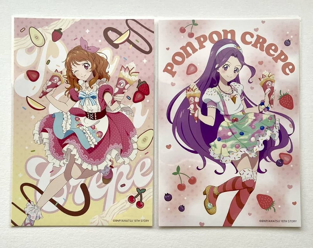 アイカツ 巫女 オールアイカツ ミュージアム ポストカード いちご あかり アイカツ 巫女 オールアイカツ ミュージアム ポストカード