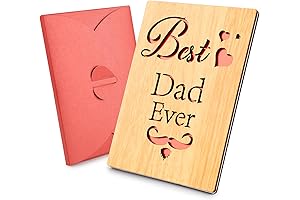 Wooden Father's Day Card, a Heartfelt Token of Appreciation