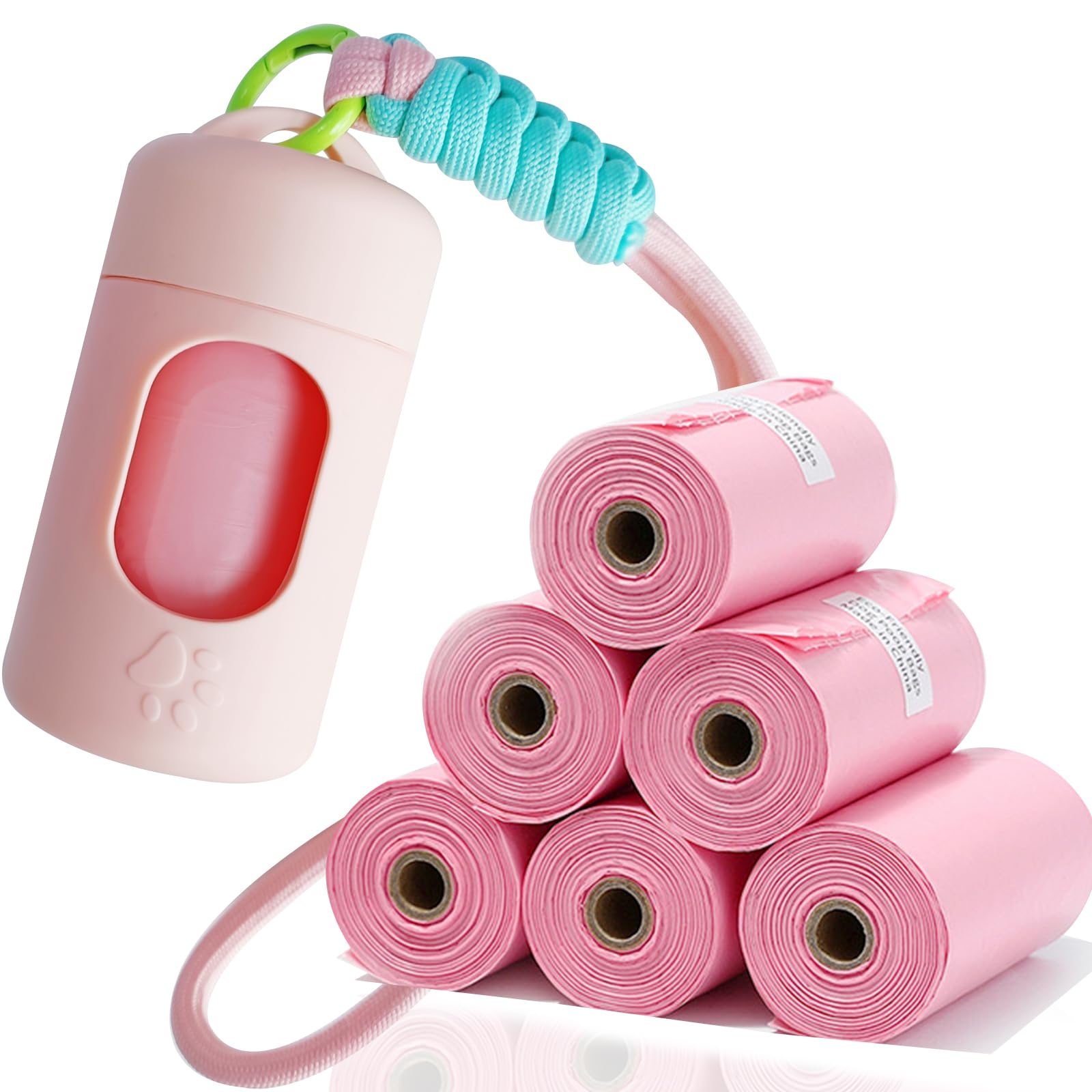 Yomp Dog Bag Holder - Dog Poop Bags Dispenser For Leash - Dog Trash Bag Holder - Pet