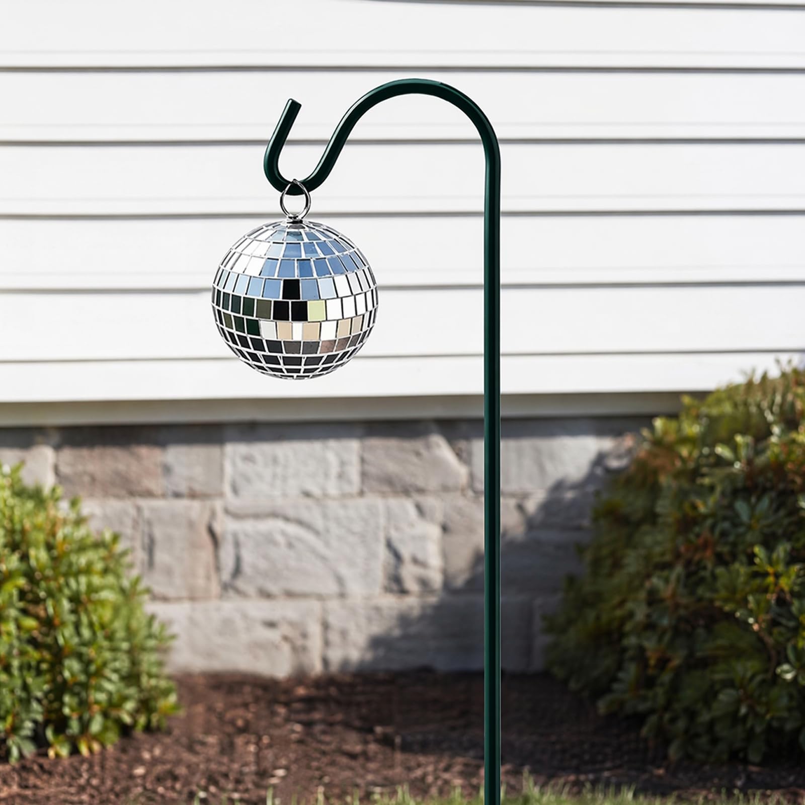 10PCS Solar-Powered Disco Balls Garden Stakes (2.4 in)