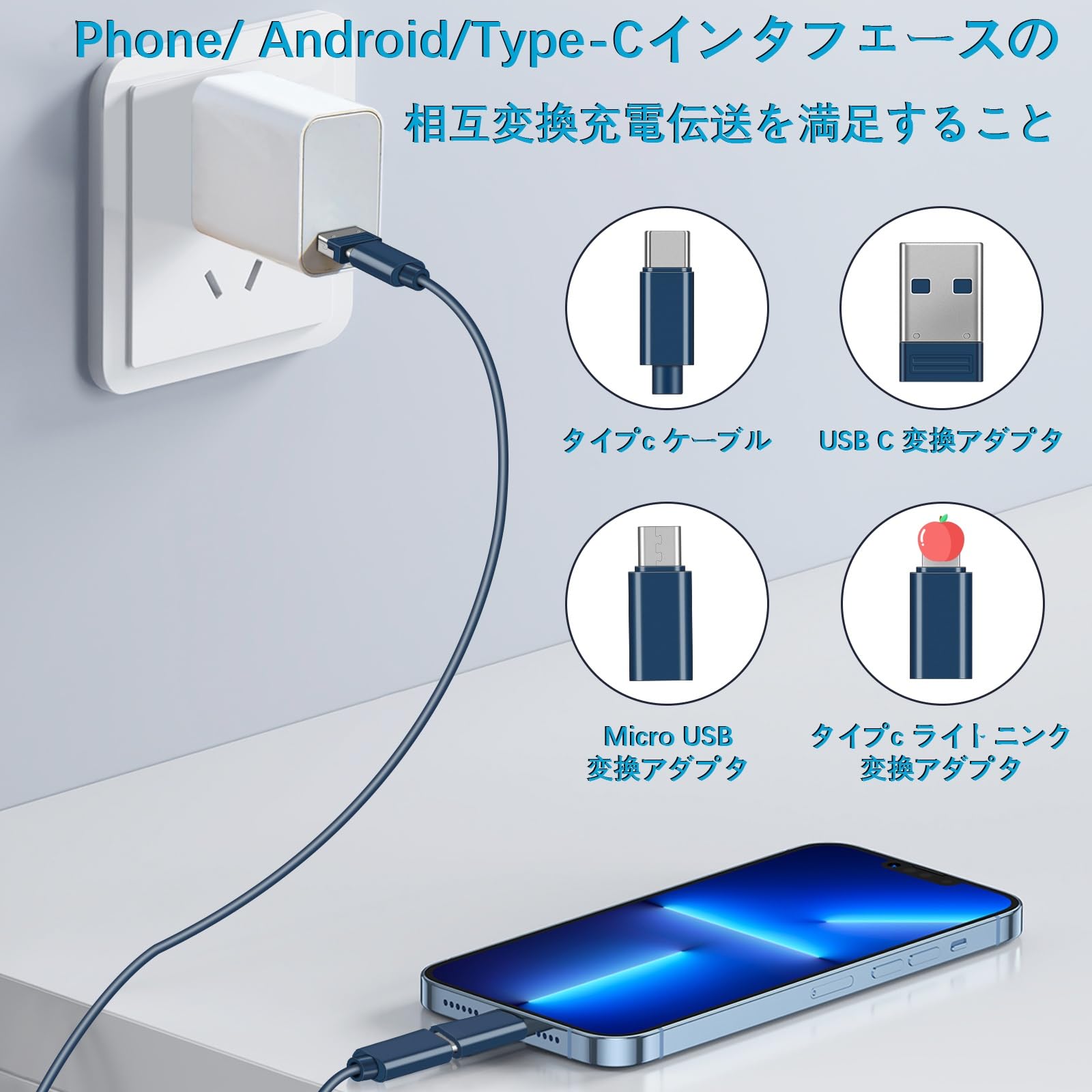 Amazon.co.jp: 多機能 デジタル収納ケース USB C 変換アダプタ セット