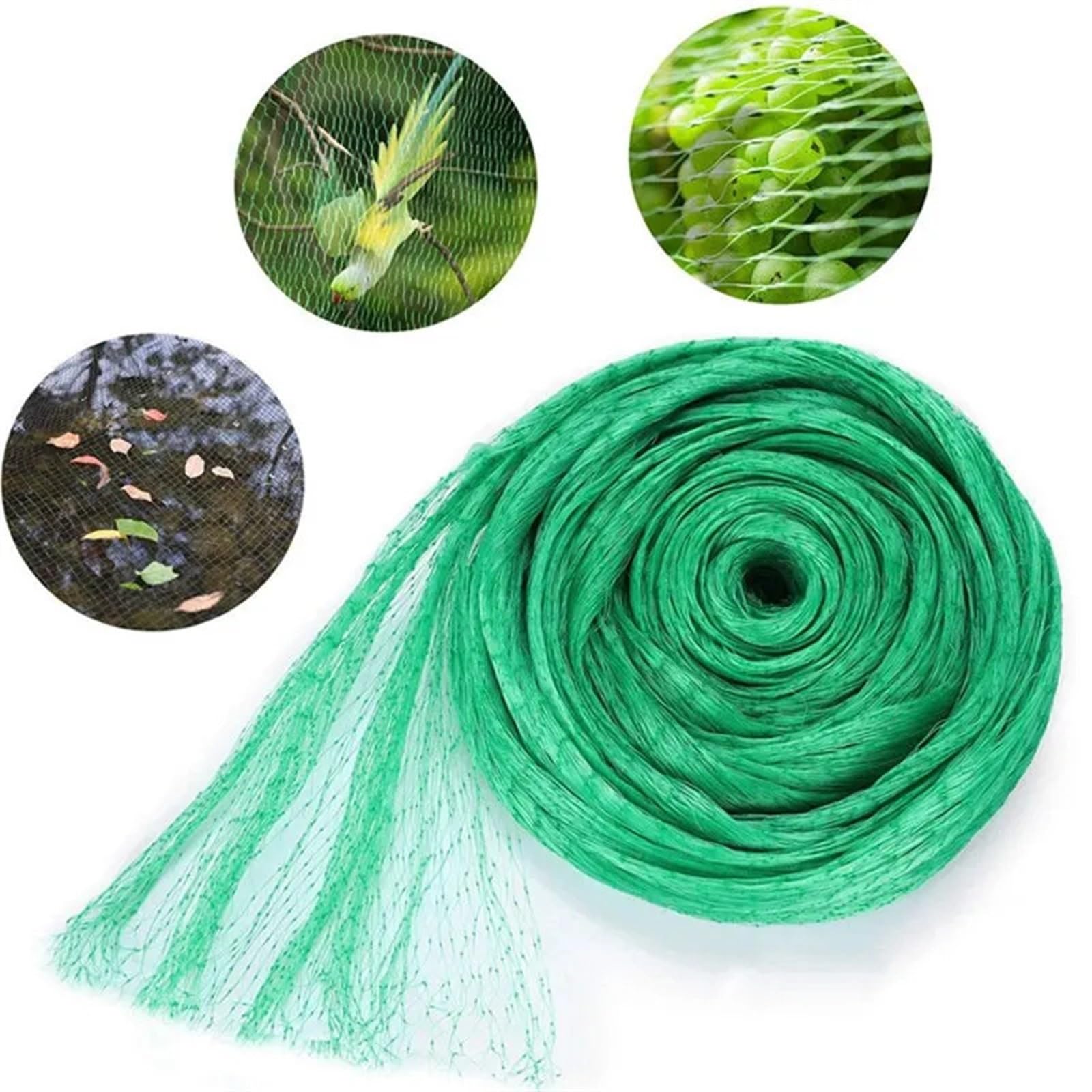 Filet Arbre fruitier Filet de Jardin en Maille tissée Verte, Protection des Plantes, Fruits, Fleurs, Arbres, clôture Extensible, Filet Durable(4x8m)