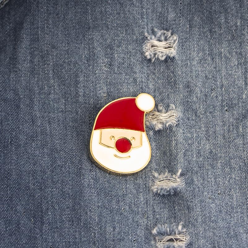 Santa Claus Christmas Theme Cartoon Enamel Pins Creative Brooch Lapel Pin Badge Cute Metal Brooch Pins Accessories Decoration for Girls Boys Women Clothes Backpacks Decor4