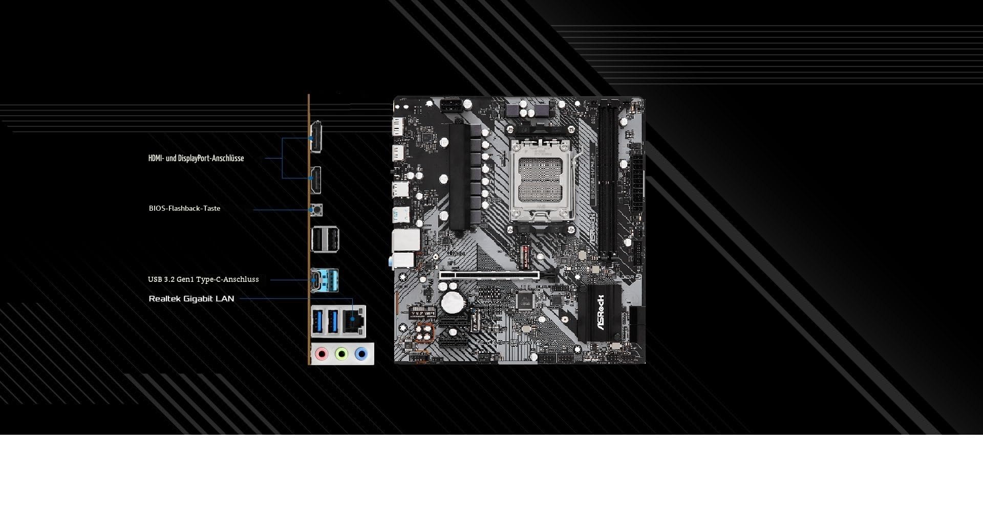 ASROCK B650M-H/M.2+ AM5 2xDDR5