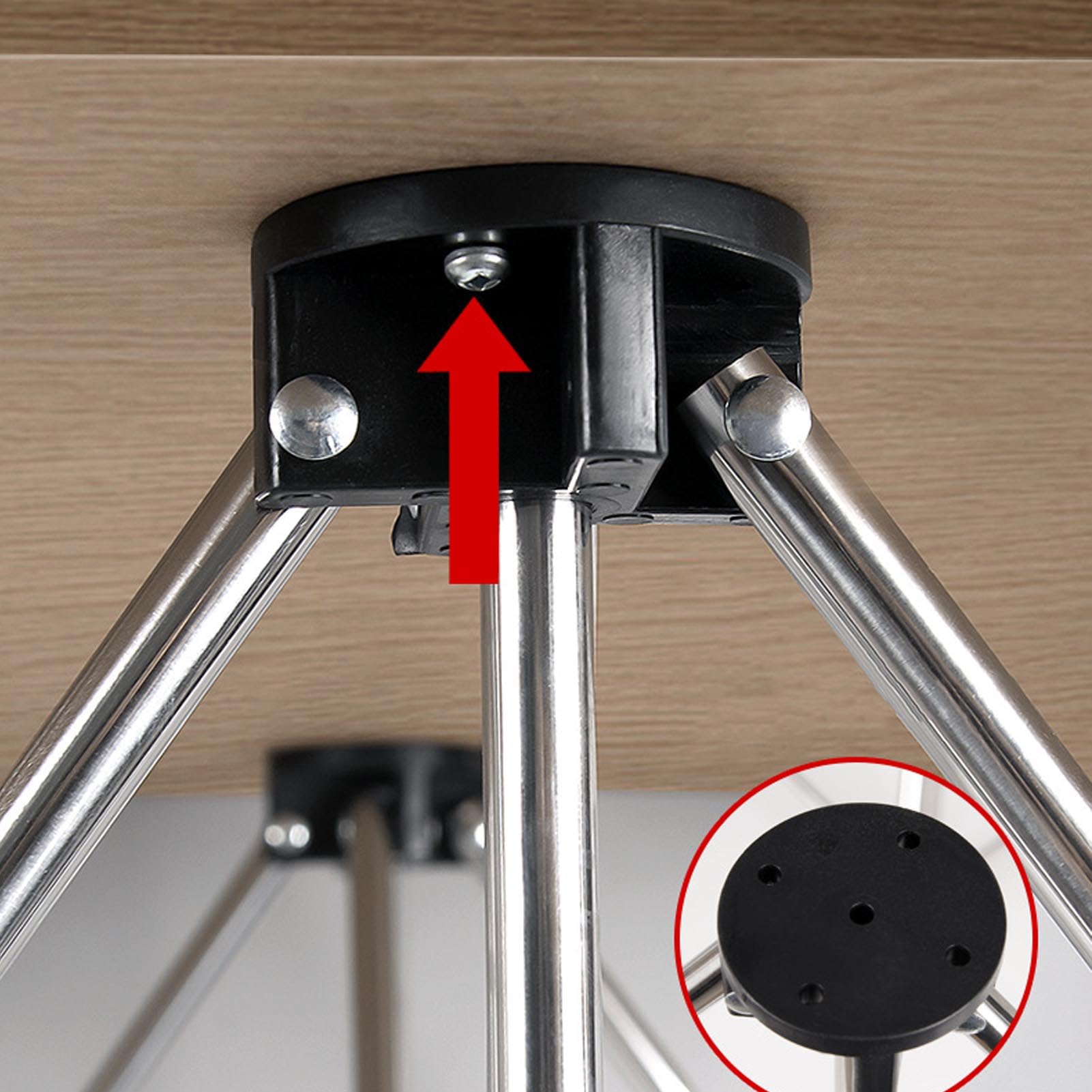 Fockety Przenośny stojak roboczy WorkBench z paskiem do przenoszenia, składany stół narzędziowy do garażu, podpórka robocza Sawhorse, 8 nóg typu „pająk”, nośność 800 kg