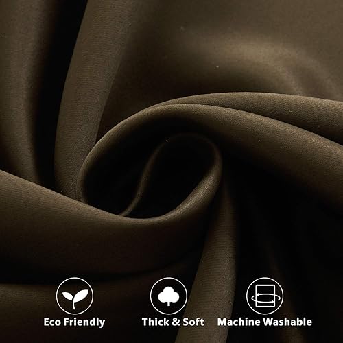 Miniatura 7 de Aquazolax Panel de cortina opaca para puerta de patio, Panel de puerta francés de 25 x 40 pulgadas, cortinas de ventana con aislamiento térmico, 1