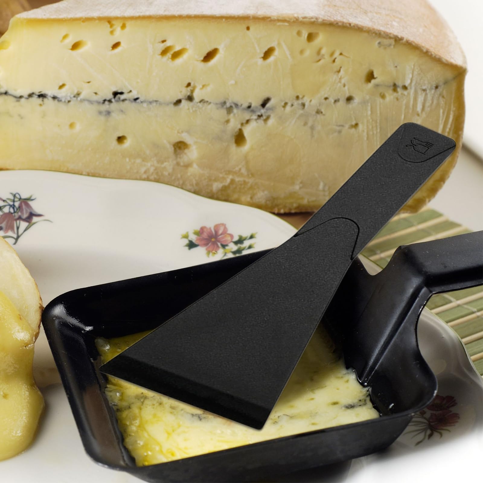 Spatola Raclette, Raschietto per raclette in nylon, 8 pezzi Spatole Padelle, Spatola Pizza, Raschietto Raclette per Formaggio Melter Griglia da Tavolo Padelle Antiaderenti