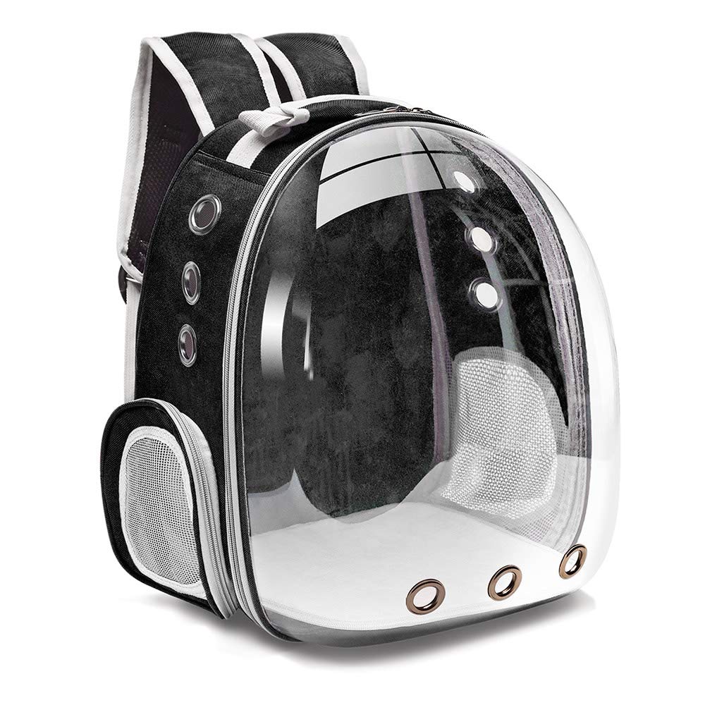 Mochila para perros portátil con diseño ergonómico para transporte seguro en viajes largos