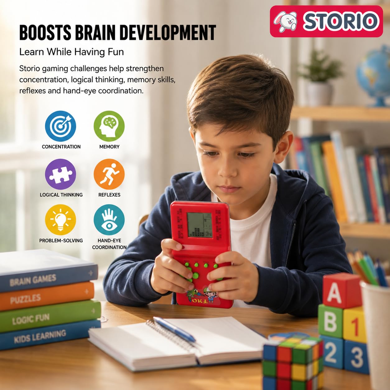 Storio Handheld Game Console - 9999 Games! -8 Storio Handheld Game Console - 9999 Games! -8