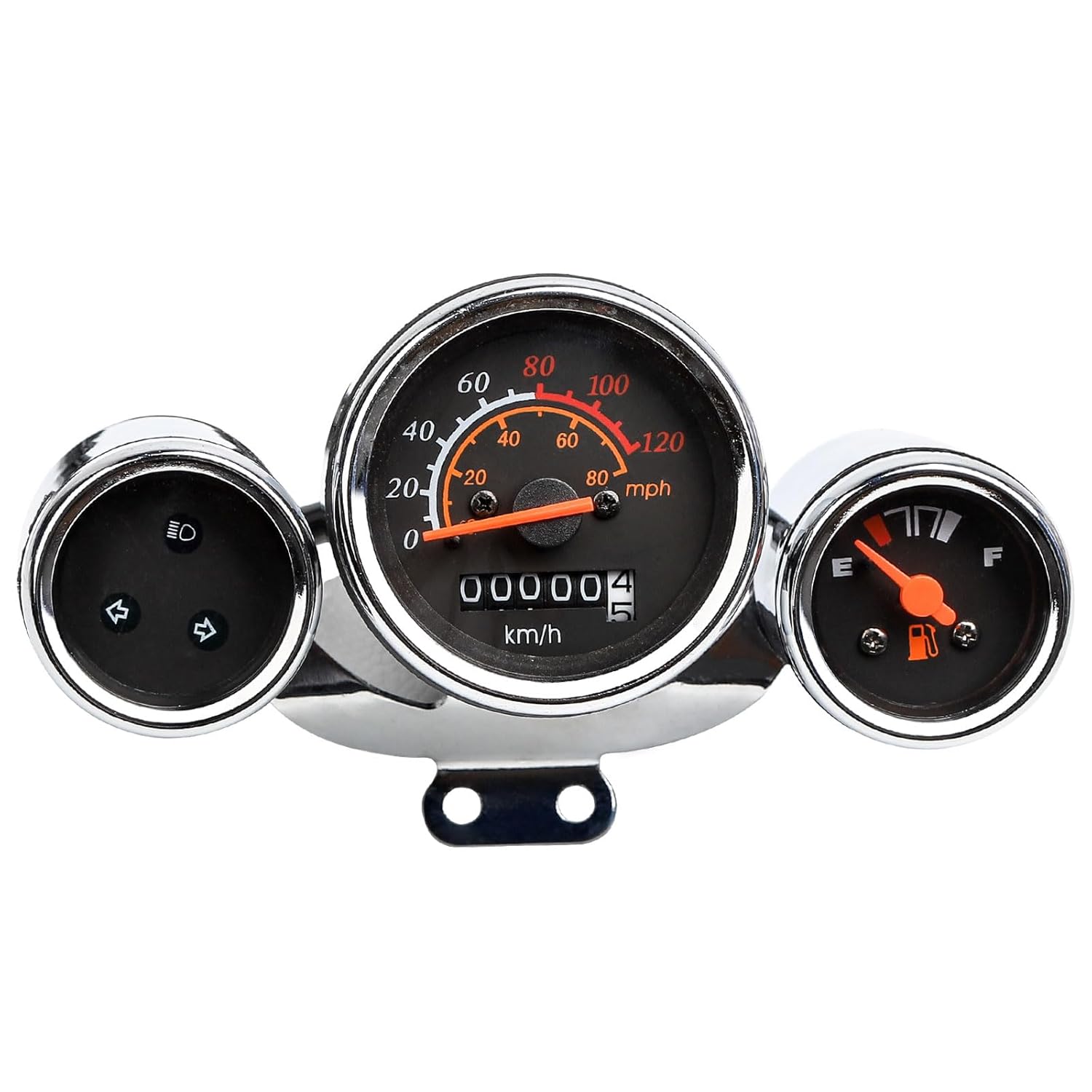Amazon.com: Mokuo Motorcycle Speedometer Odometer Gas Gauge Motorcycle ...
