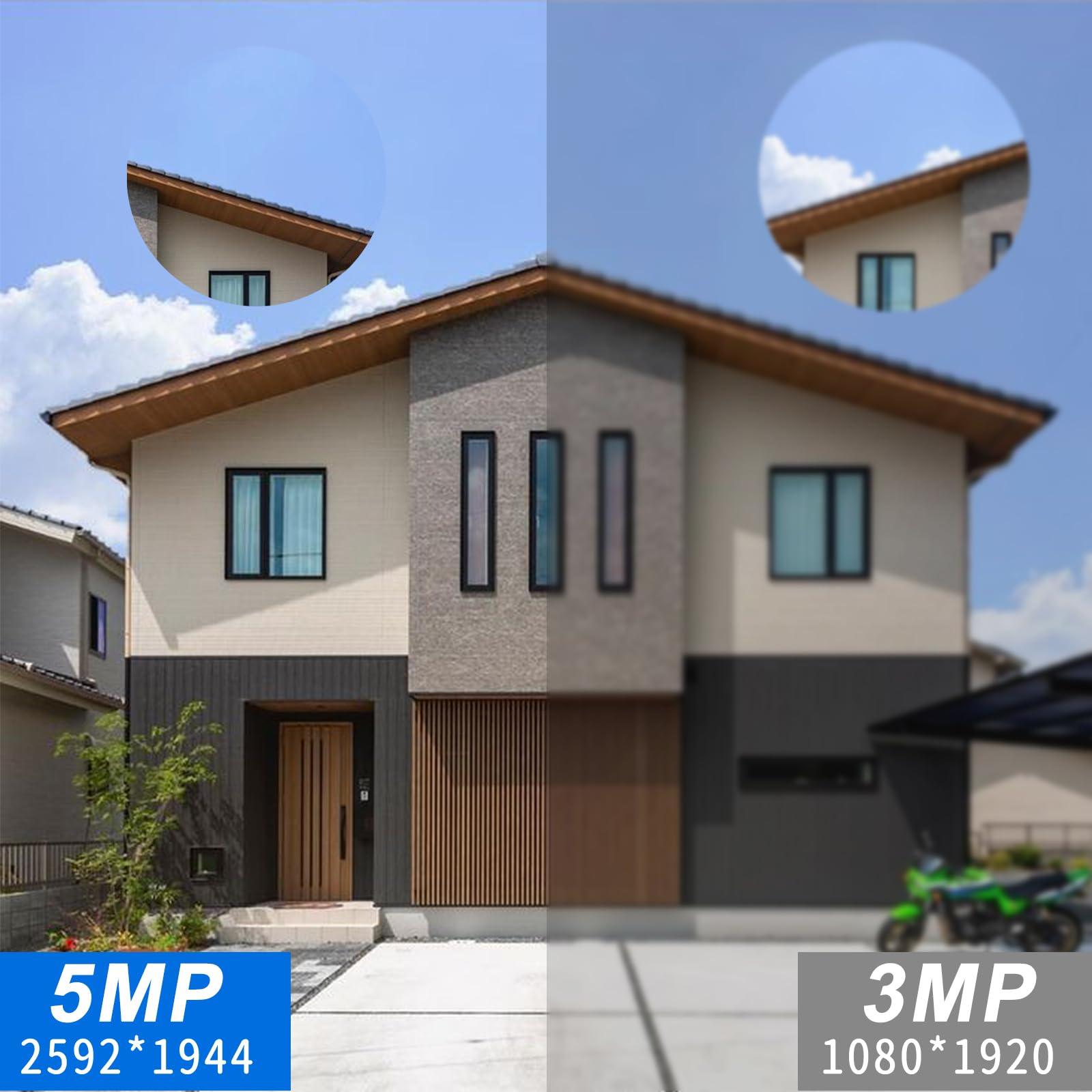 Amazon | Rebluum 500万画素4灯 防犯カメラ 屋外 ソーラー 2.4gwifi 