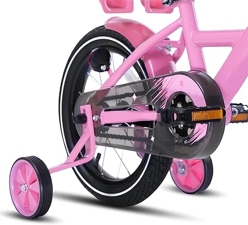 Miniatura 8 de KEANO Zinnia 14 16 20 Inch Kids Bike for Girls Ages 3-10 Years, Girls' Bikes with Training Wheels, Streamers, Basket and Doll Seat, Children