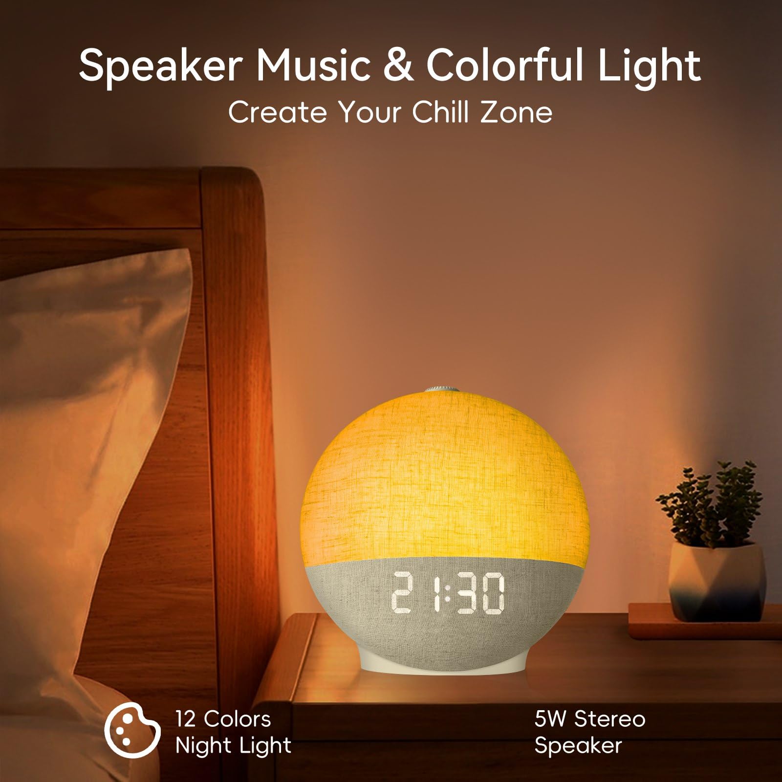 Amazon.com: Diol Tode Sunrise Alarm Clock with Sound Machine