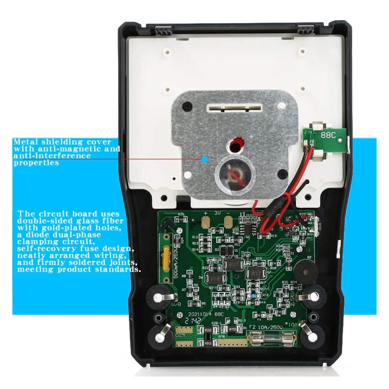 Multimetro digitale, Multimetro analogico 88C, misuratore con puntatore meccanico ad alta precisione anti-ustione