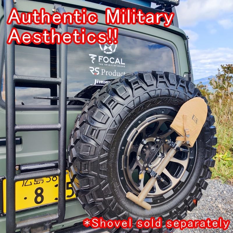 Military Style Shovel Cover, Suzuki Jimny JA11 JA12 JA22, WWII Replica Entrenching Tool Sheath, RS Product (JM207)