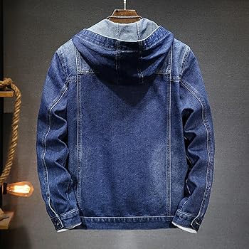 剣*龍様   デニムジャケット フード付き Amazon | [Bwgoroku] デニムジャケット メンズ 春夏秋