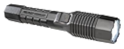 7060 Rechargeable Tactical Flashlight With Charger (Black)