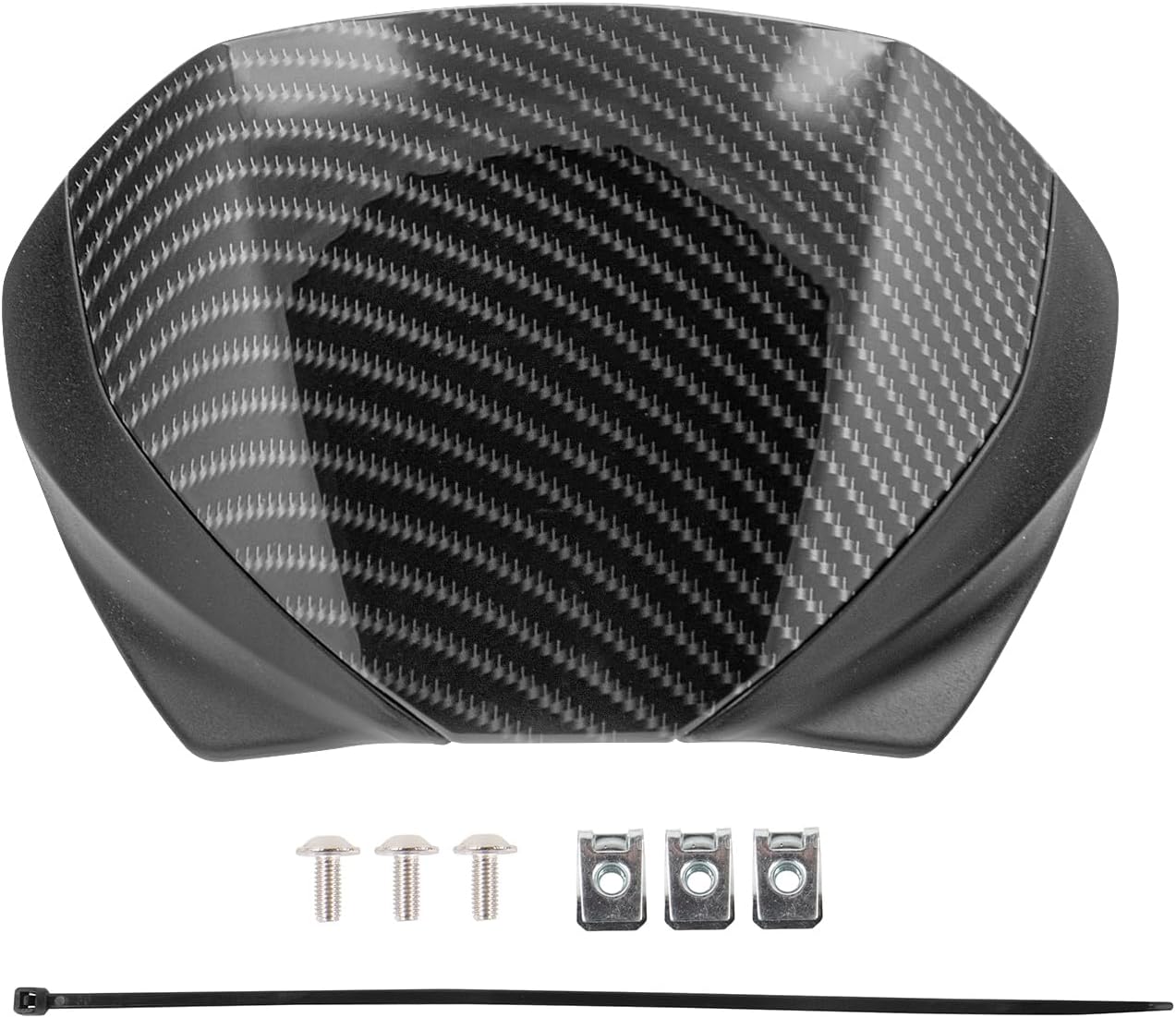 Motorcycle Front Headight Fairing Windshield Cover for Triumph Trident 660 Trident660 2021 2022 2023 Windscreen Mask Cowl Wind Shield Deflector Protector (Carbon Fiber Look)