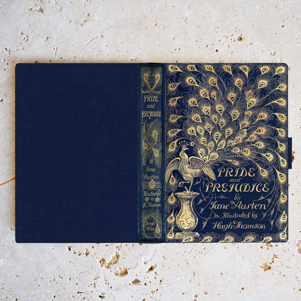KleverCase Universal Book Look Kindle Fire und 7 bis 10 Zoll Tablet Hülle (Pride and Prejudice (9-10 Zoll) Größe)