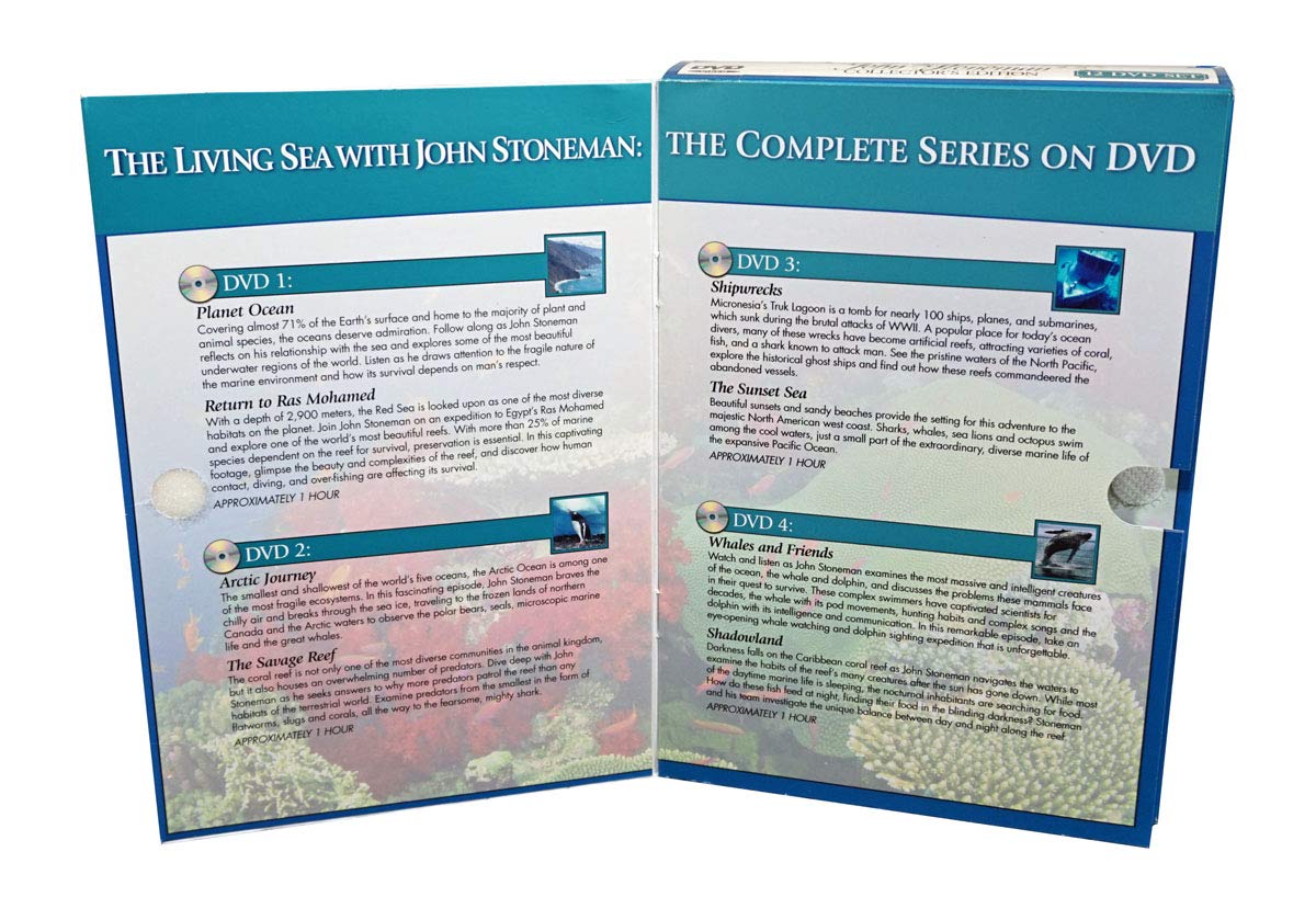 Topics Entertainment The Living Sea with John Stoneman Box Set - The Complete TV Series on 12 DVD's