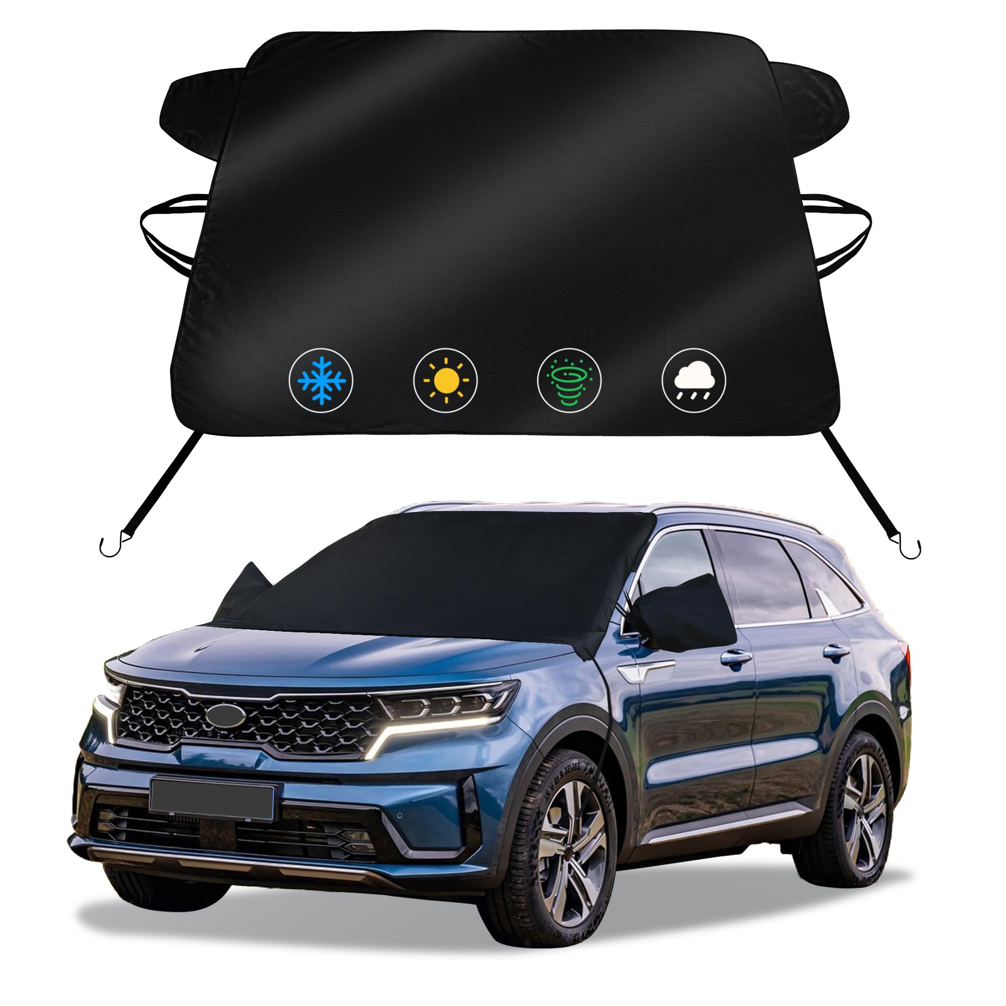 Windshield Cover for Ice &amp; Snow for Kia Sorento 2021-2024 2025 2026 2027