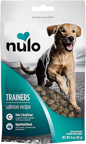 Nulo Entrenadores de estilo libre para cachorros y adultos saludables sin gluten bajas en calorías recompensas de entrenamiento para perros receta