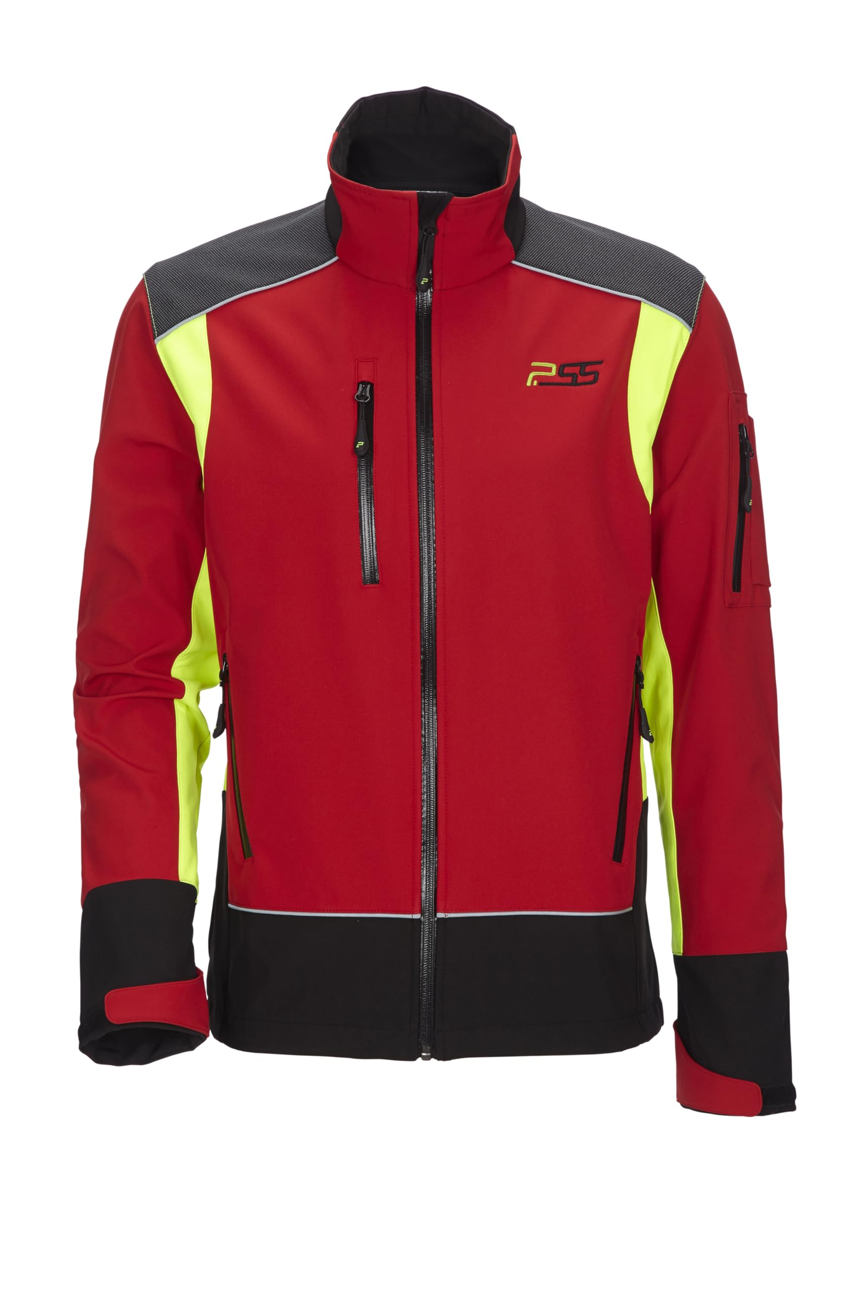 PSS Softshelljacke X-treme Shell Rot/Gelb Größe 4XL