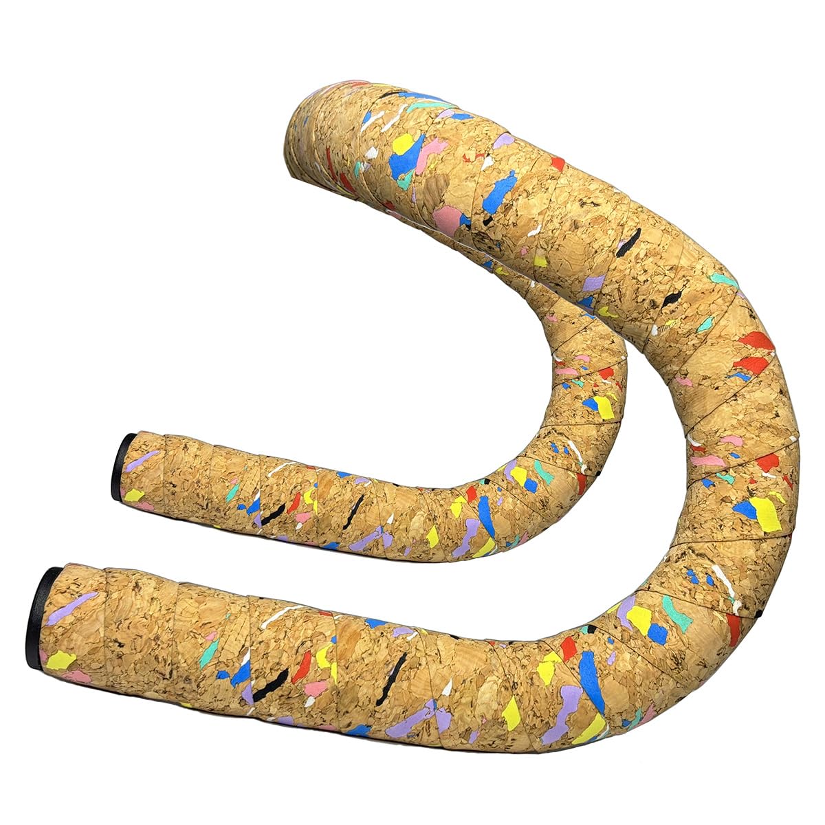 Cork Handlebar Tape for Road Bike 2 Rolls Anti-Slip Shock Absorption Bicycle Wrapping Grip Bar Tapes Made of Real Cork
