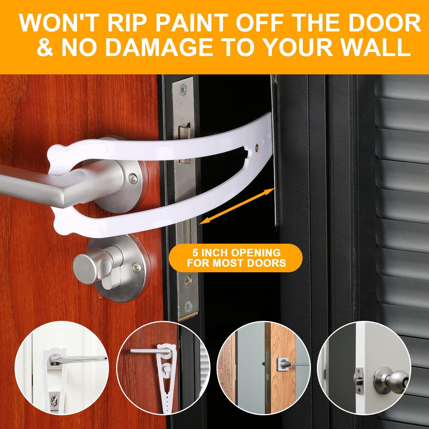 2pcs Cat Door Holder Latch, Alternative Door Locks Dog Door Stopper for