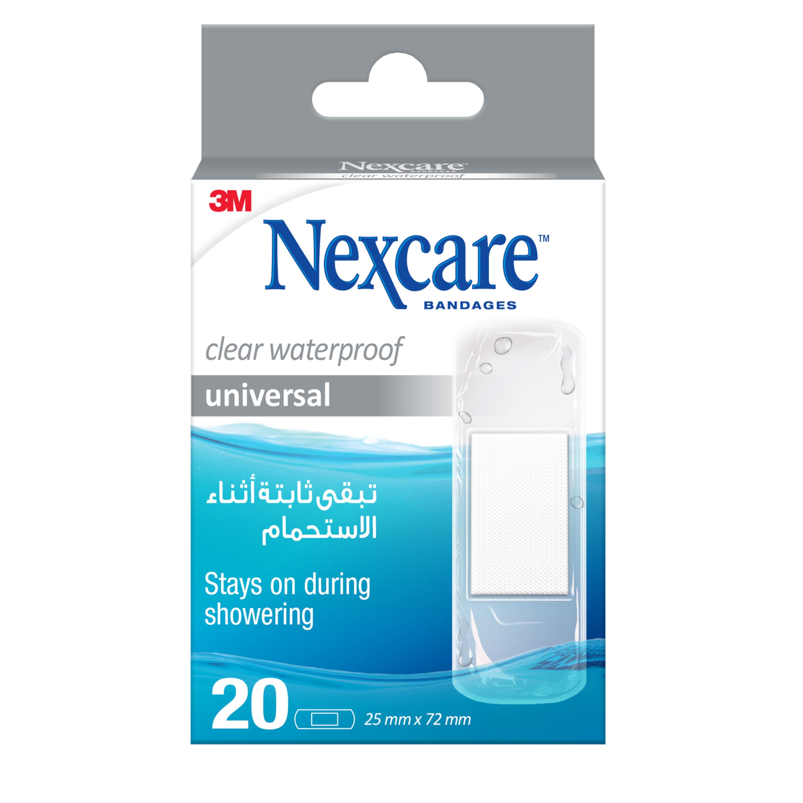 3M Nexcare Cwp-20 Clear Waterproof Bandages