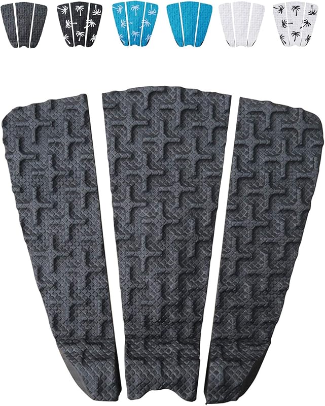 Ho Stevie! Premium Surfboard Traction Pad - Foot Won't Slip - 3 Piece, Full Size, Maximum Grip, Strongest 3M Adhesive