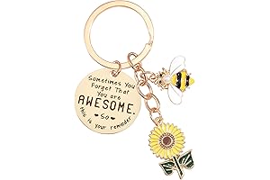 Sunflower Keychain Gifts for Women Under $5