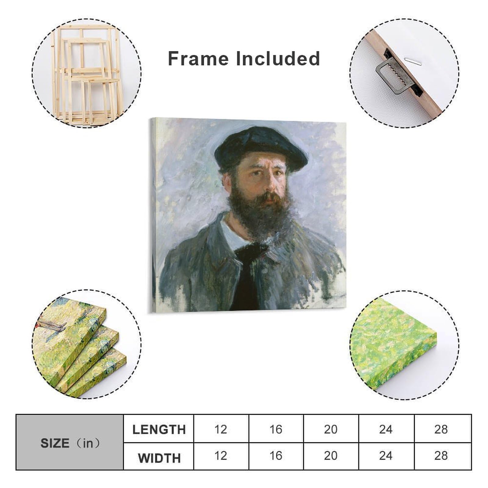 クロード・モネ、シルクハットをかぶる黒人のページボーイ クロード・モネ、シルクハットをかぶる黒人のページボーイ