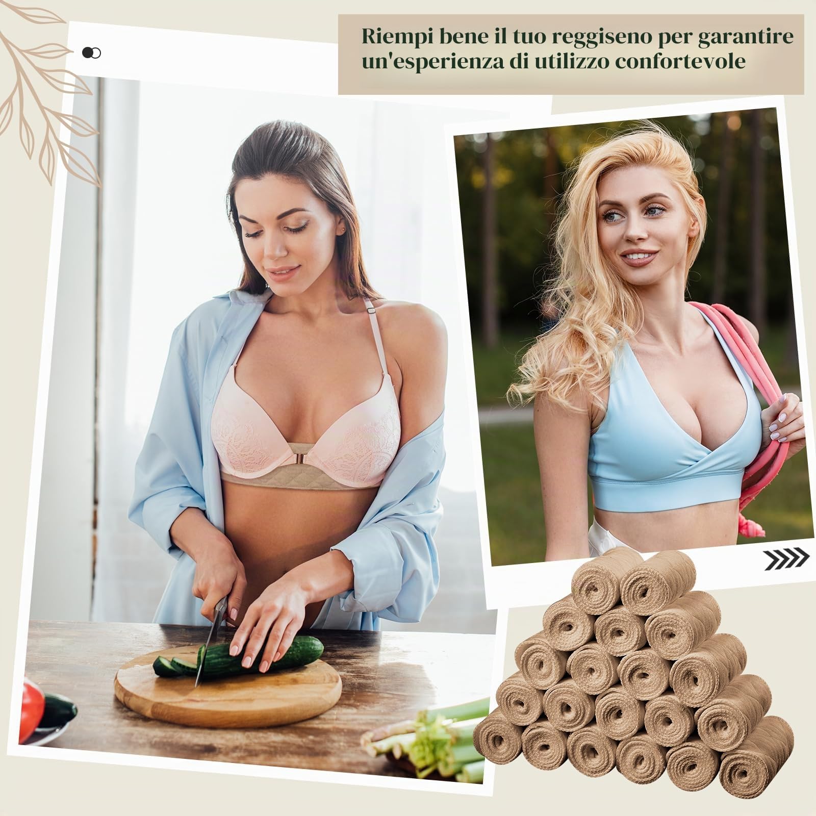 SATINIOR 10 Fodere Antisudore per Reggiseno da Donna Fascia Banda Sottoseno in Cotone 18 x 3 Pollici
