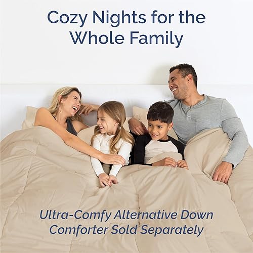 Miniatura 7 de CGK Unlimited - Juego de sábanas para cama de matrimonio, sábanas blancas, sábana bajera, 4 fundas de almohada, bolsillos muy profundos, de