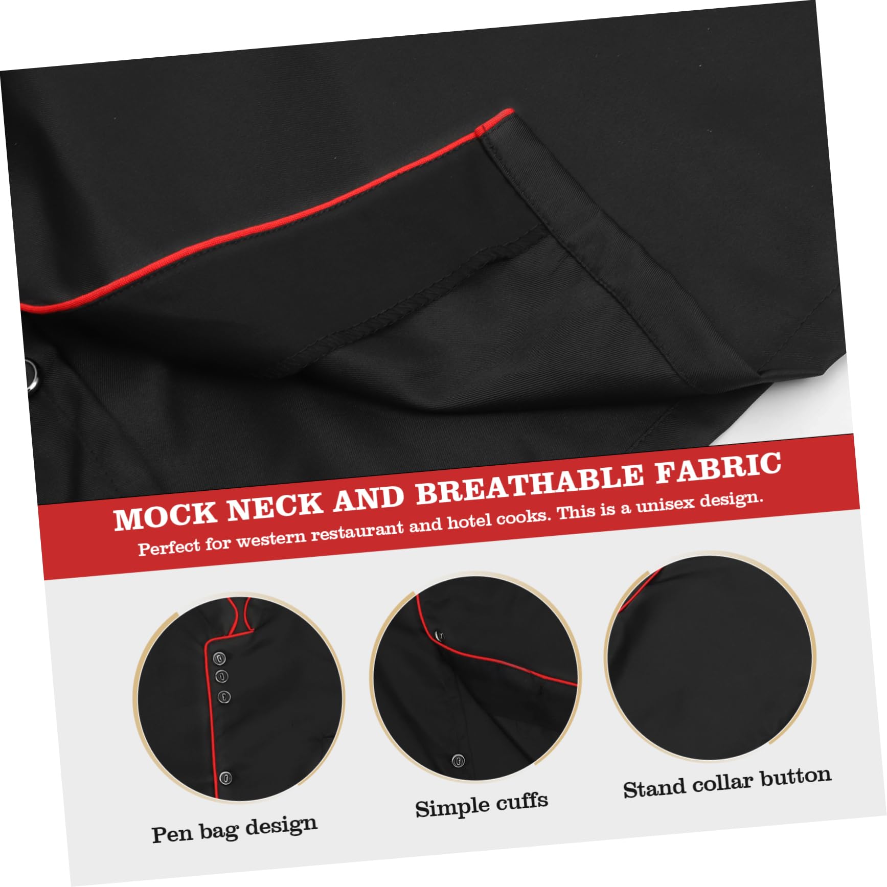 CONGARTENO Unisex Xxxl Black Short Sleeve Chef Shirt for Catering and Food Service Casual Loose Chef Clothing Breathable Oil Easy to Wash for Restaurants and Bakeries