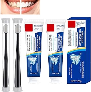 Loose Teeth Repair Toothpaste, Loose Teeth Care Toothpaste, Deep Cleaning Care Toothpaste, Anti-Cavity Teeth Cleaning Tooth Stains, Teeth Whitening Fresh Breath