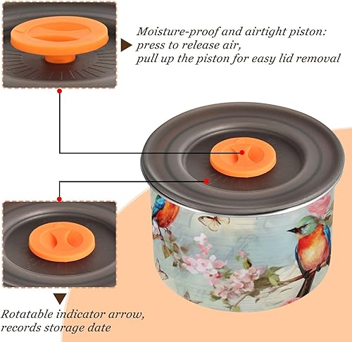 Miniatura 2 de Recipientes de almacenamiento de alimentos de acero inoxidable con tapa hermética 30 OZ 202a8109