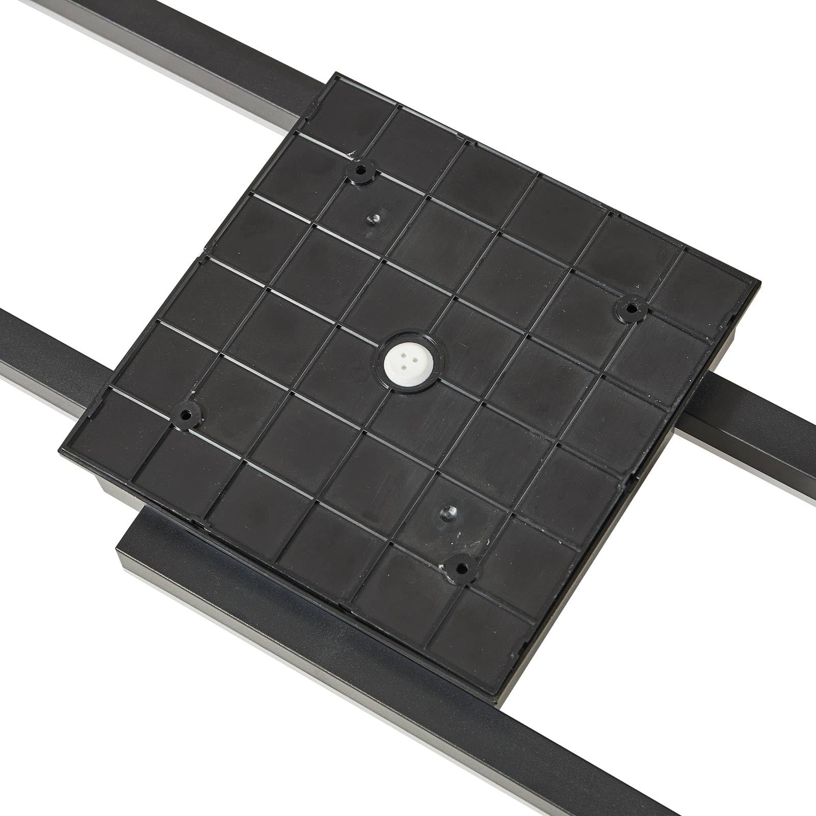 Lindby Plafoniere LED dimmerabile (Moderno) colore Nero, lampadina inclusa lampada da esterni per giardino terrazzo balcone e casa plafoniera